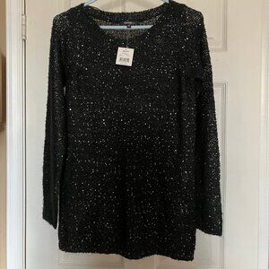 Black sweater with sequence size XS (George)